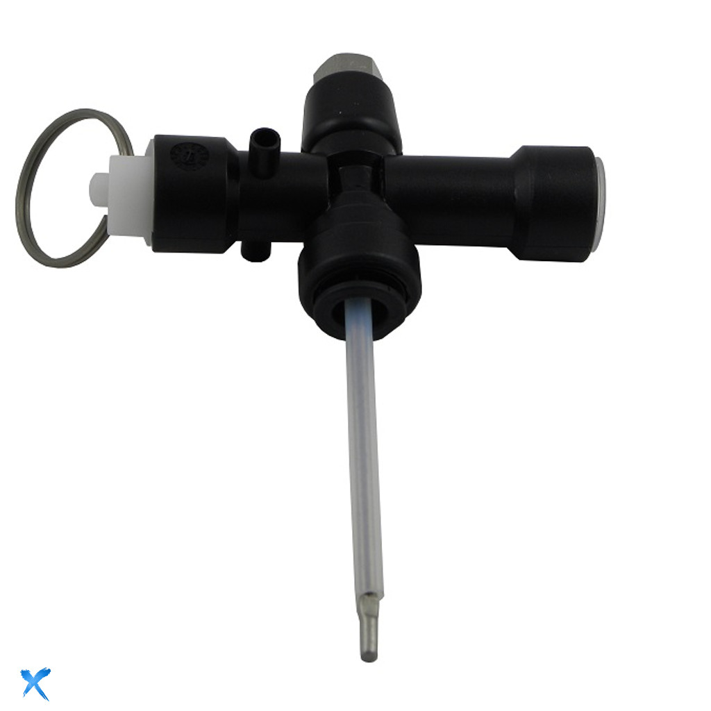 Raccordo a T per Saturatore e valvola di sicurezza C Raccordo a T per Saturatore e valvola di sicurezza C